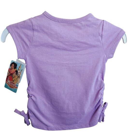 Disney Kids Elena Of Avalor Purple With Ruching & Gold Accents T-Shirt Size 2T - Picture 6 of 6